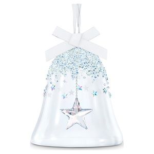 Swarovski Bell Christmas Ornament with Star